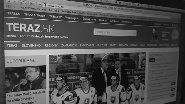 Teraz.sk redesign spravodajského portálu